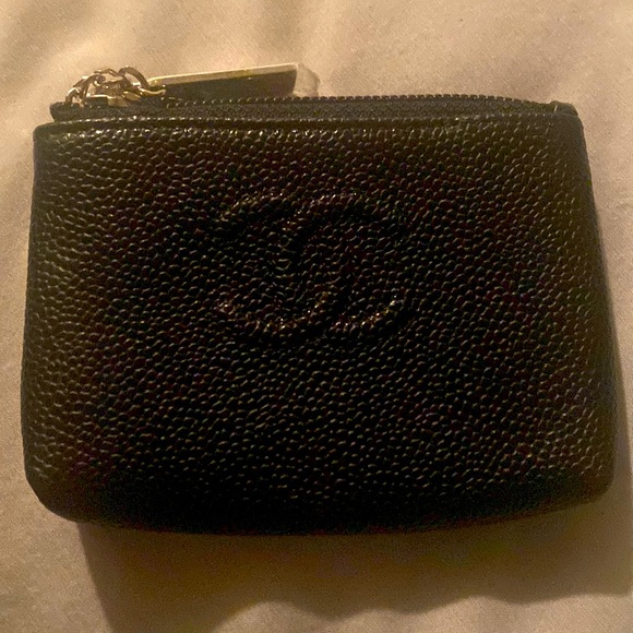 CHANEL Accessories - Black Chanel Card/Coin Purse